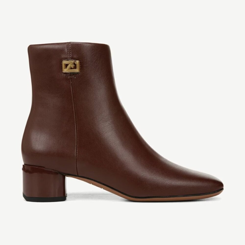Franco Sarto Noah Bootie In Brown Leather - Picture 7 of 7
